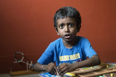 Children at Cheshire Home