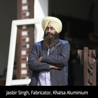 Jasbir-Singh Jasbir Singh, Fabricator, Khalsa Aluminium